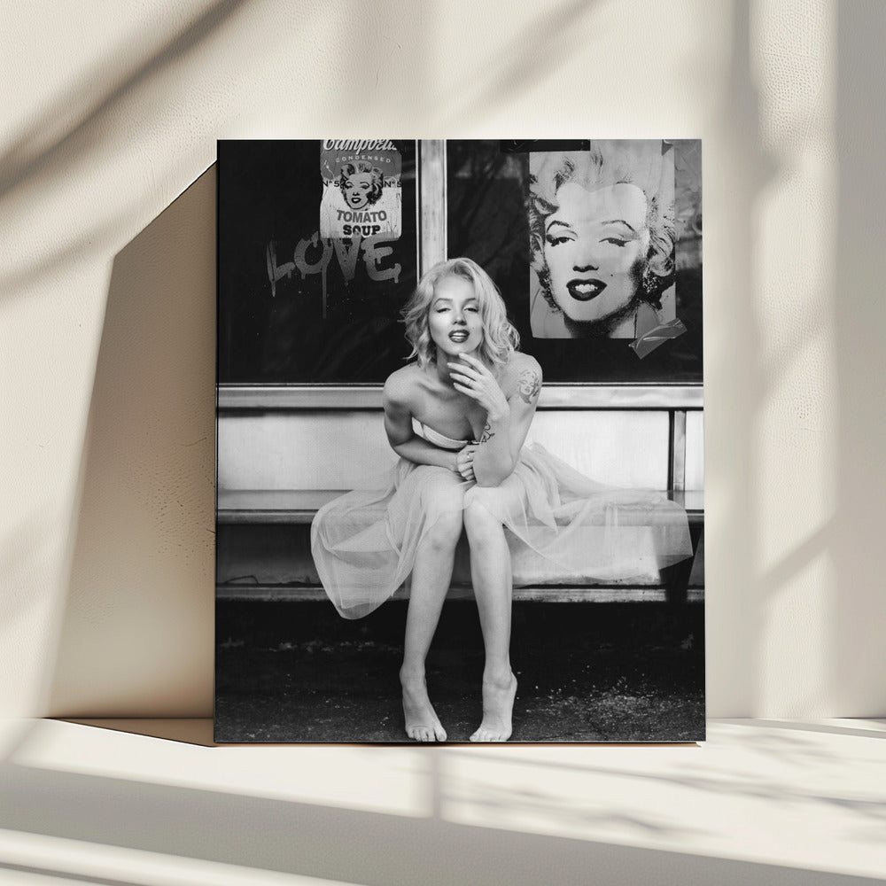 New Marilyn BW | Canvas