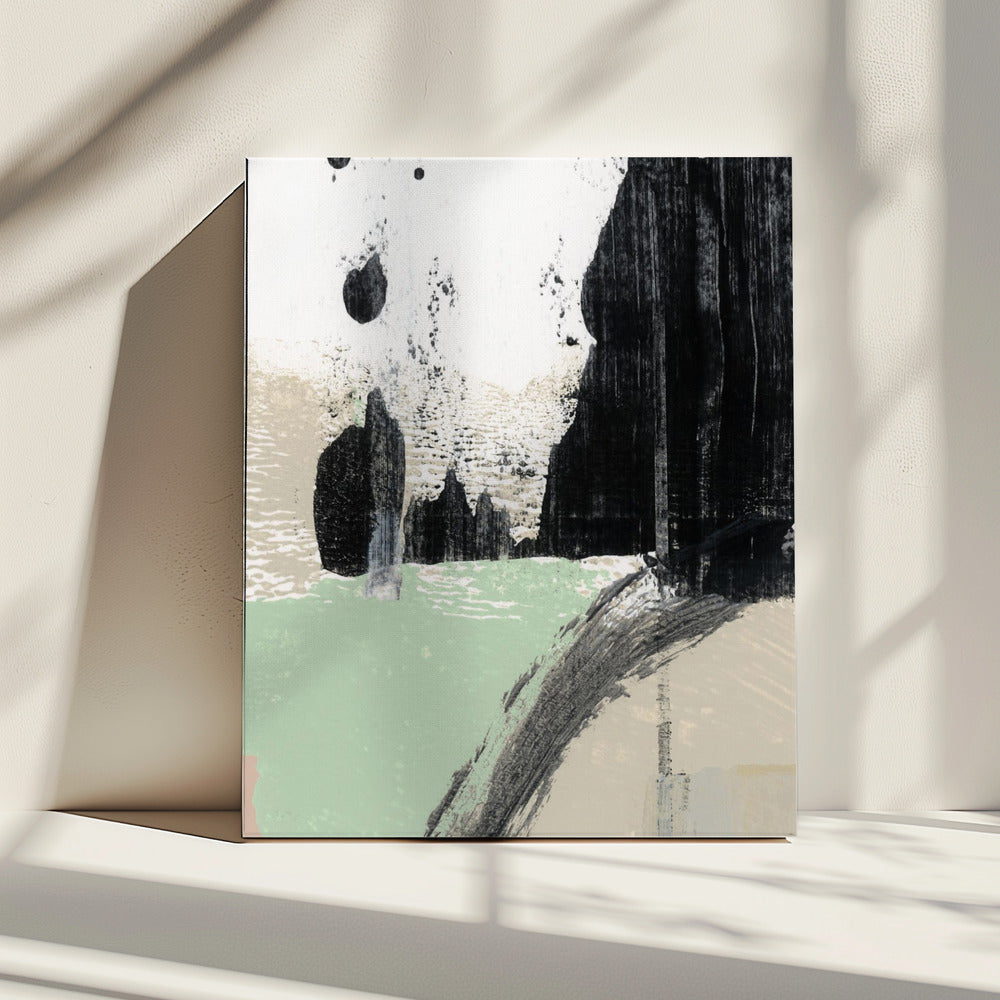 Dynamic Brushstrokes And Monochrome Contrasts | Canvas