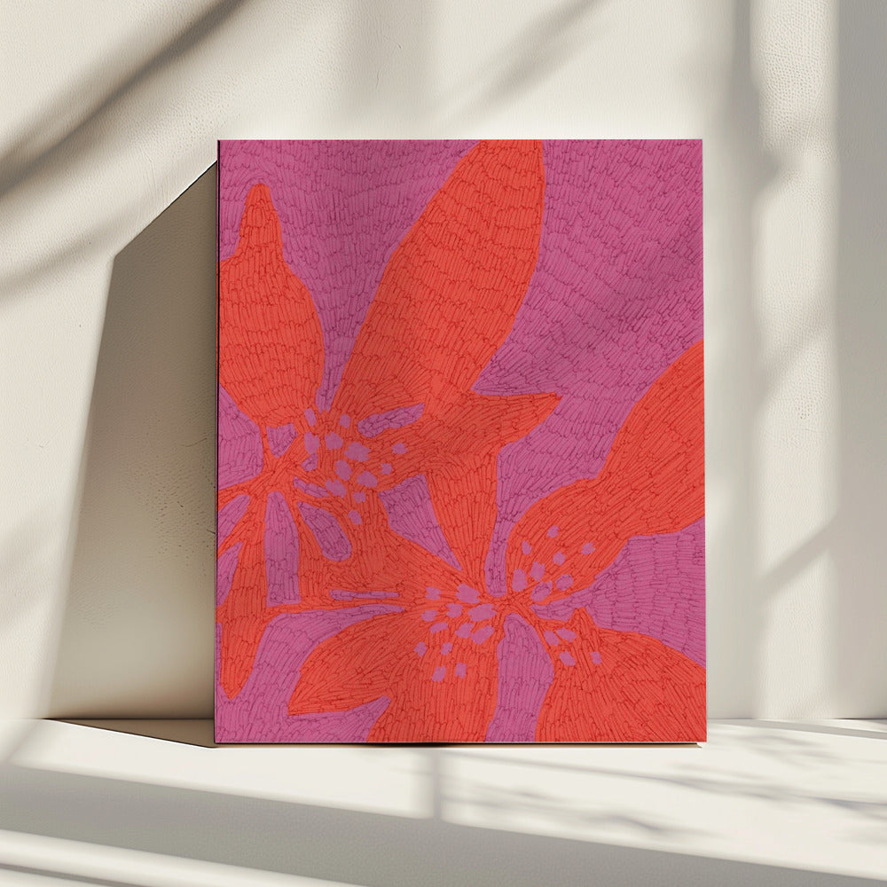 Vibrant Petal Dance | Canvas