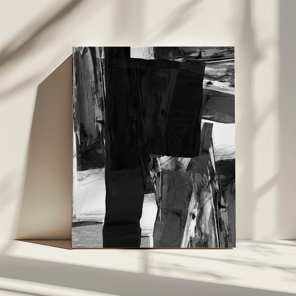 Monochrome Chaos | Canvas