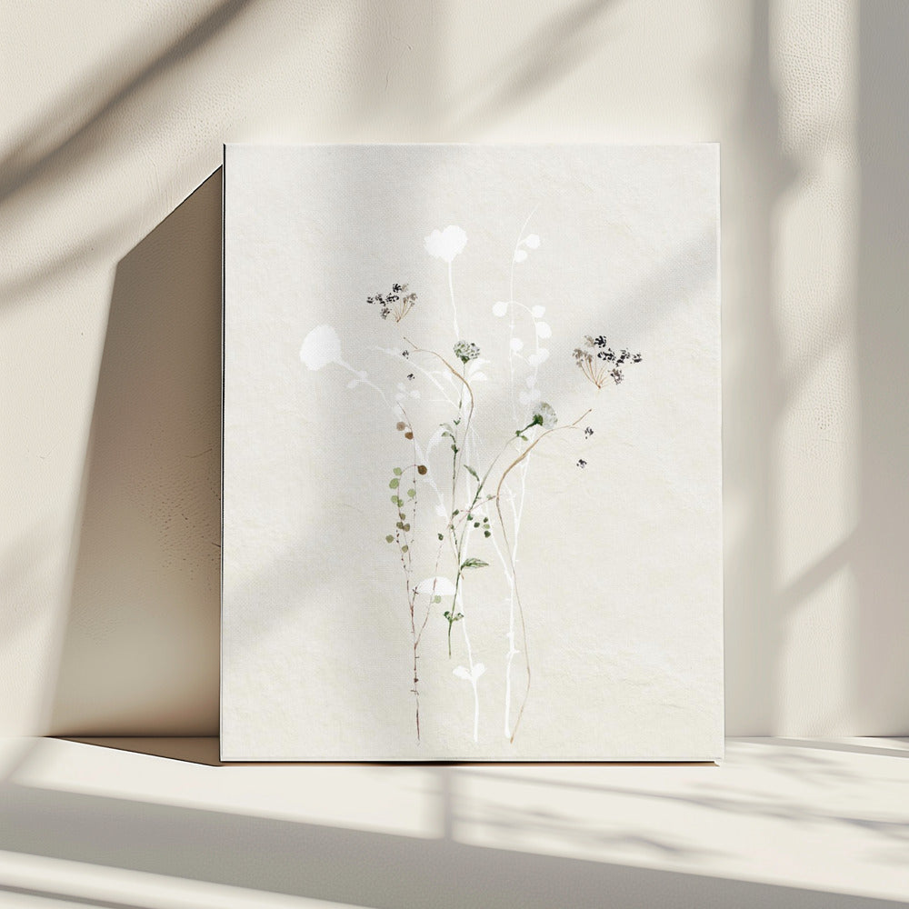 Muted Botanical Elements | Canvas