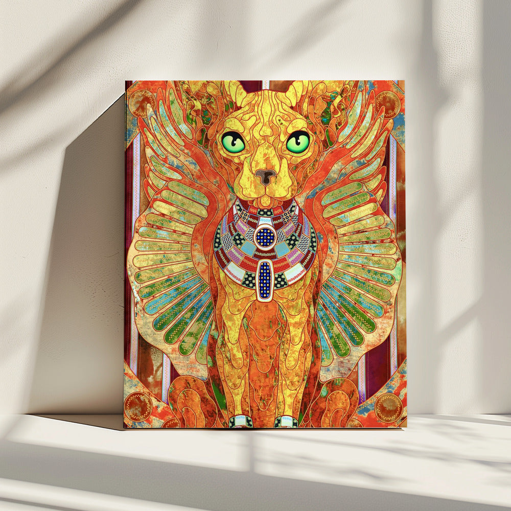 Stylized Sphinx Cat | Canvas