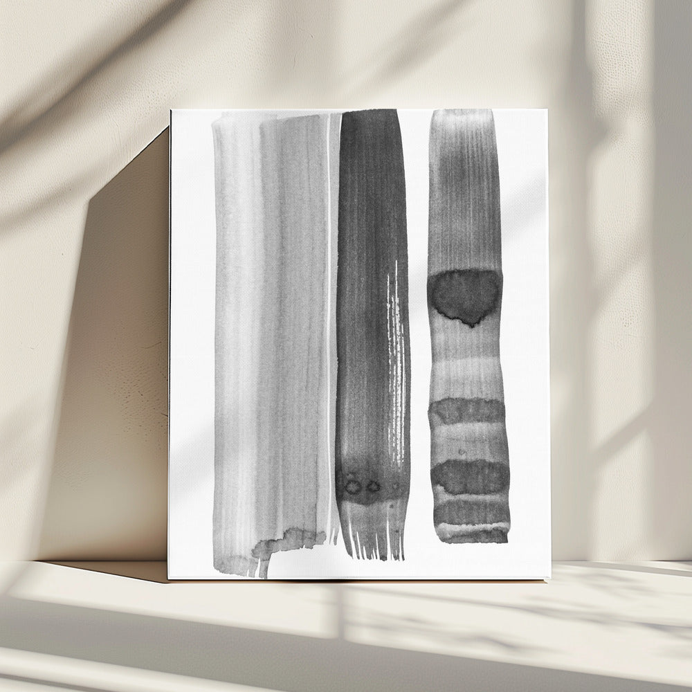 Monochrome Strokes | Canvas