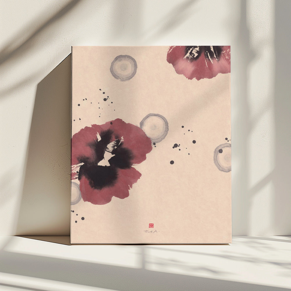 Petals and Ink Blots | Canvas