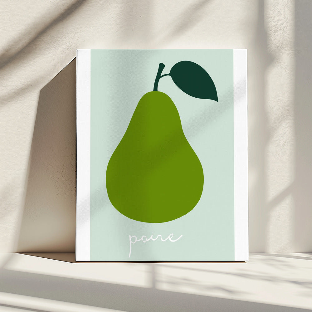 La Poire (Bright Green) | Canvas