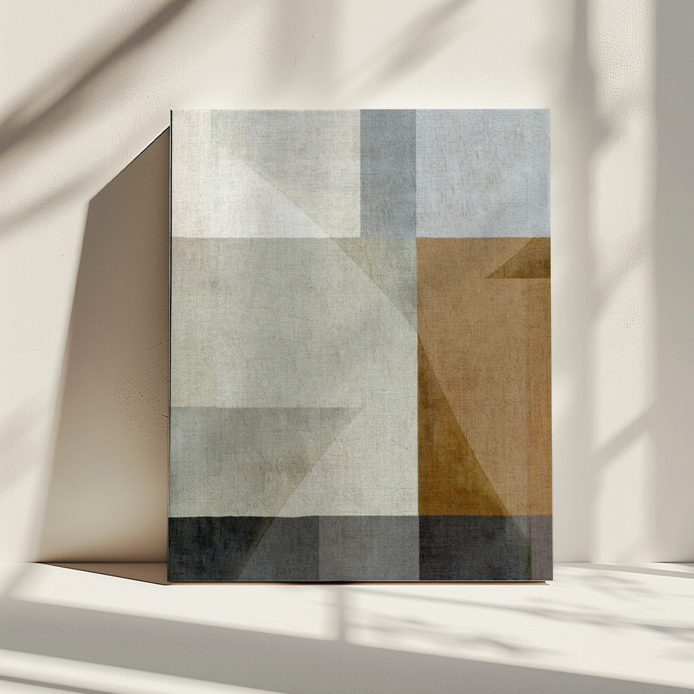 Muted Geometric Shapes | Canvas