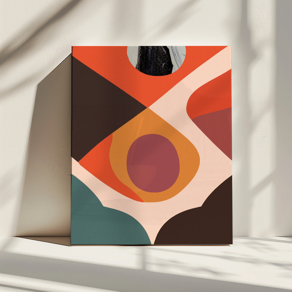 Geometric Forms And Muted Colors | Canvas