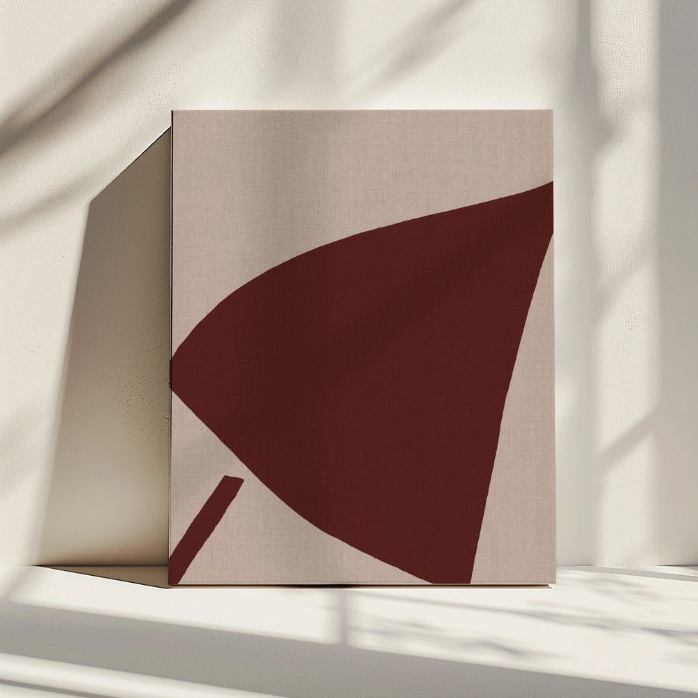 Red Geometric Composition | Canvas