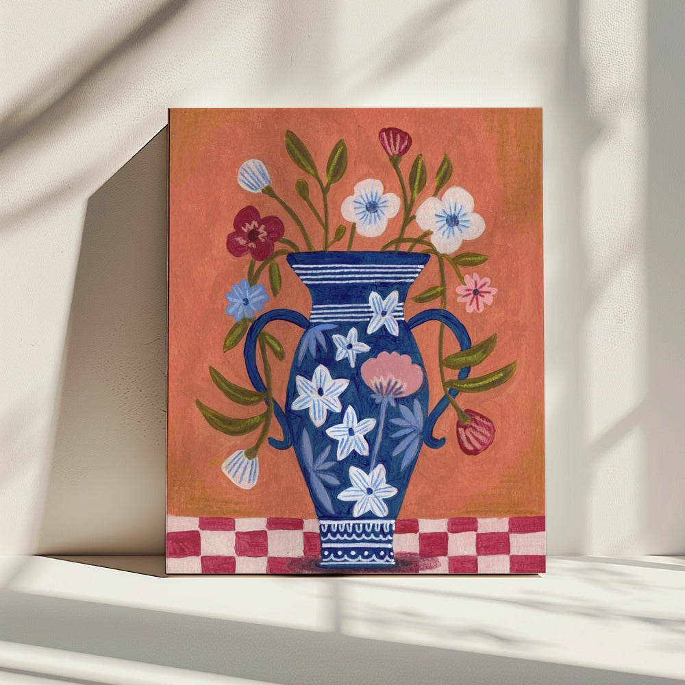 Vase Wild Flowers Bouquet | Canvas