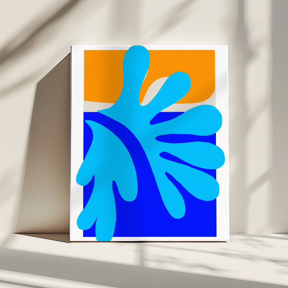 Blue Splash Forms | Canvas