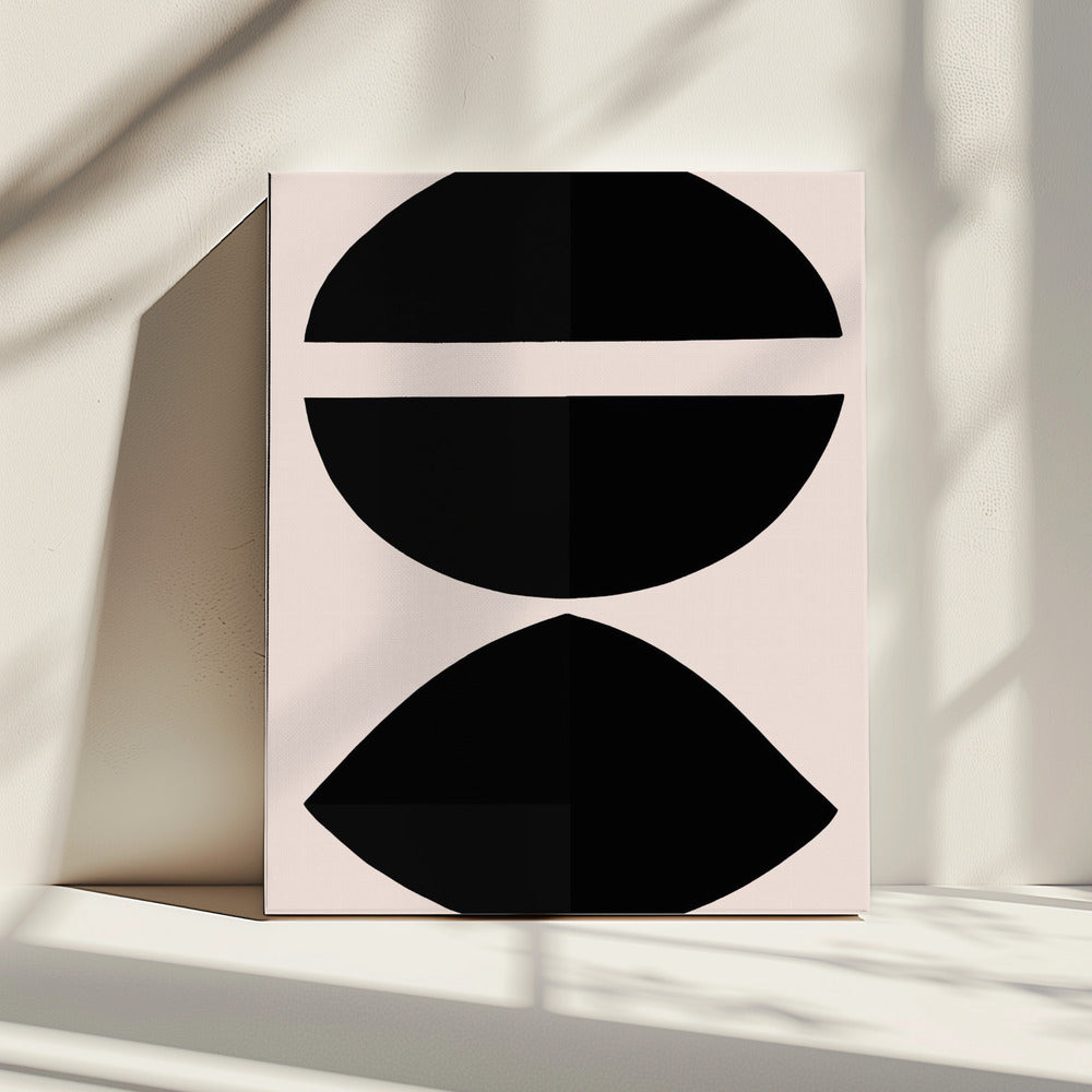 Black Geometric Shapes | Canvas