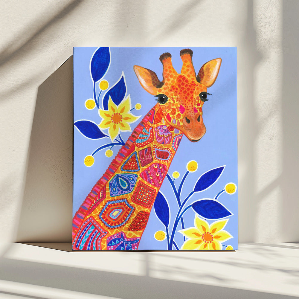 Patterned Giraffe | Canvas
