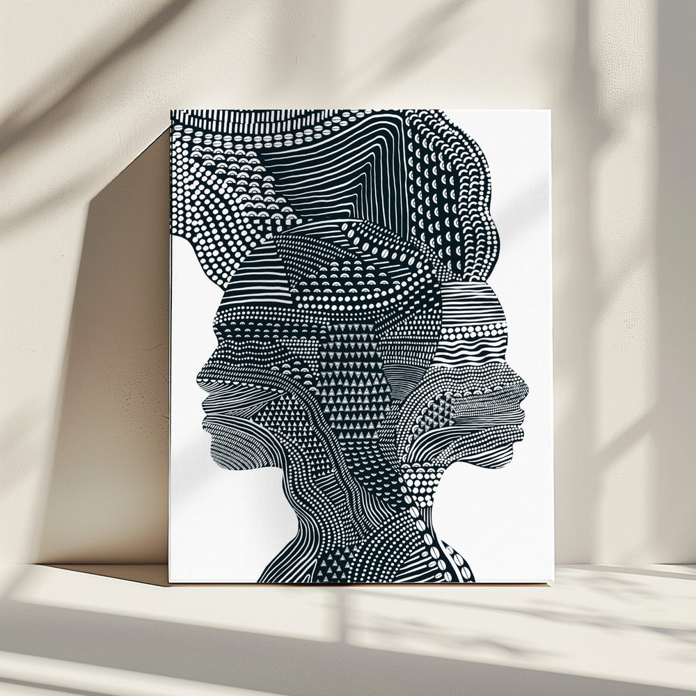 Tribal Couple | Canvas