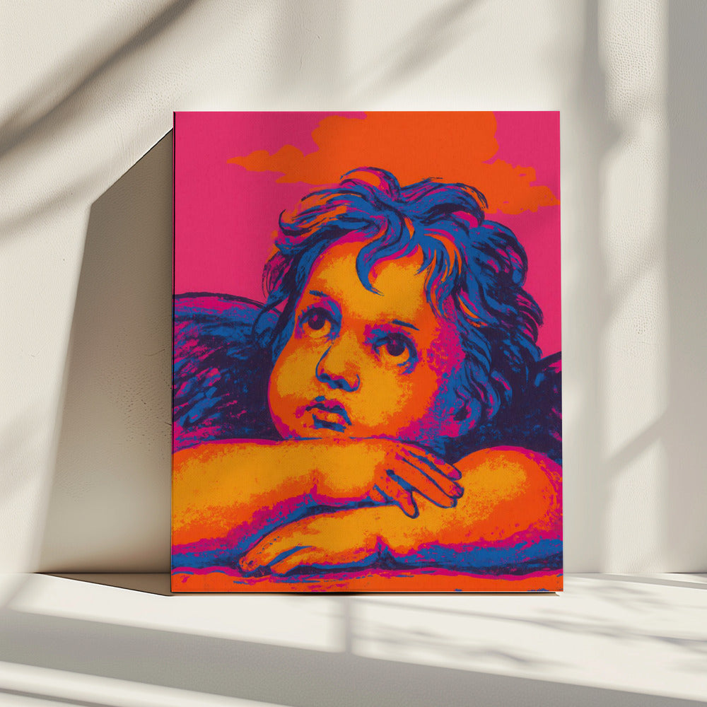 Vibrant Cherub Dreams | Canvas