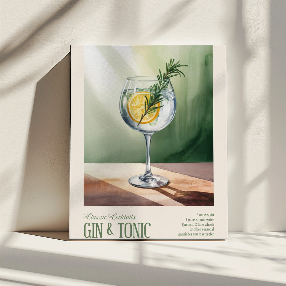 Classic Cocktails - Gin and Tonic | Canvas