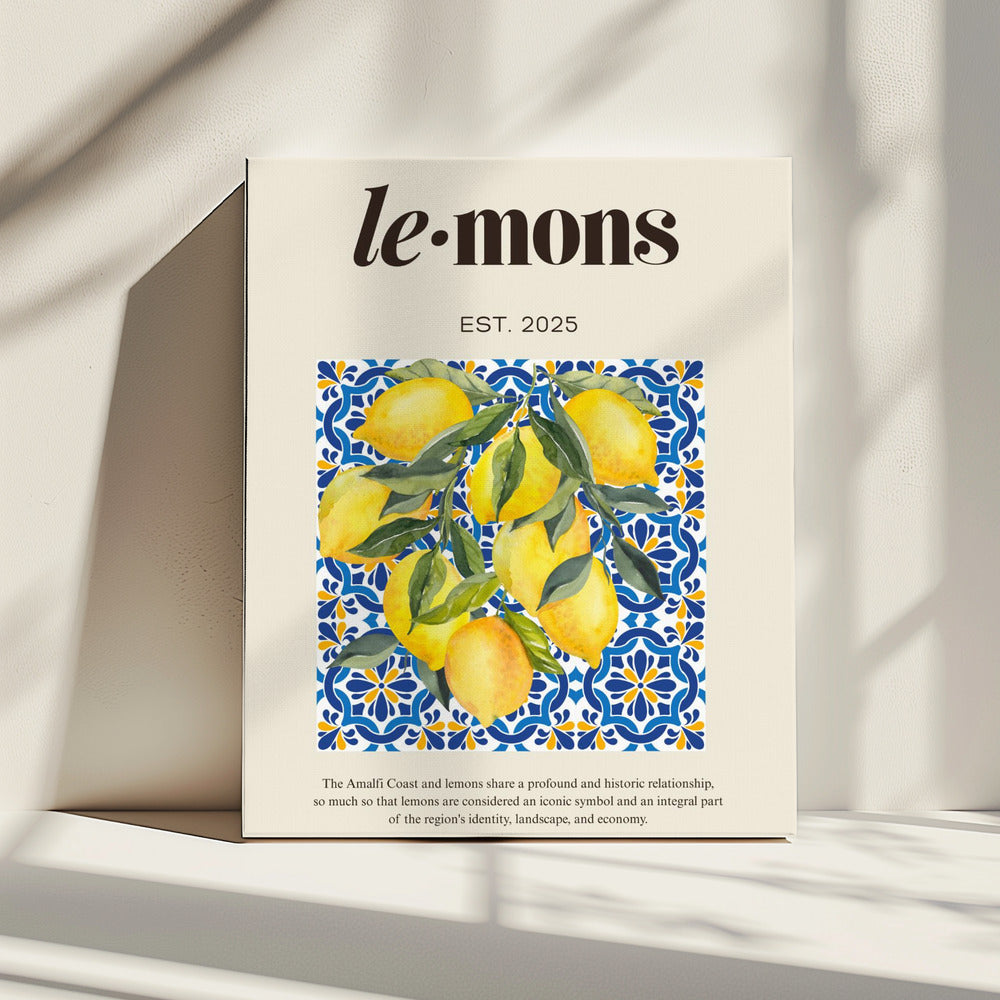 Lemons Beige | Canvas