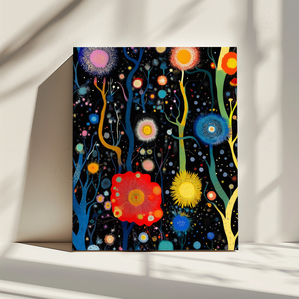 Vibrant Celestial Garden | Canvas