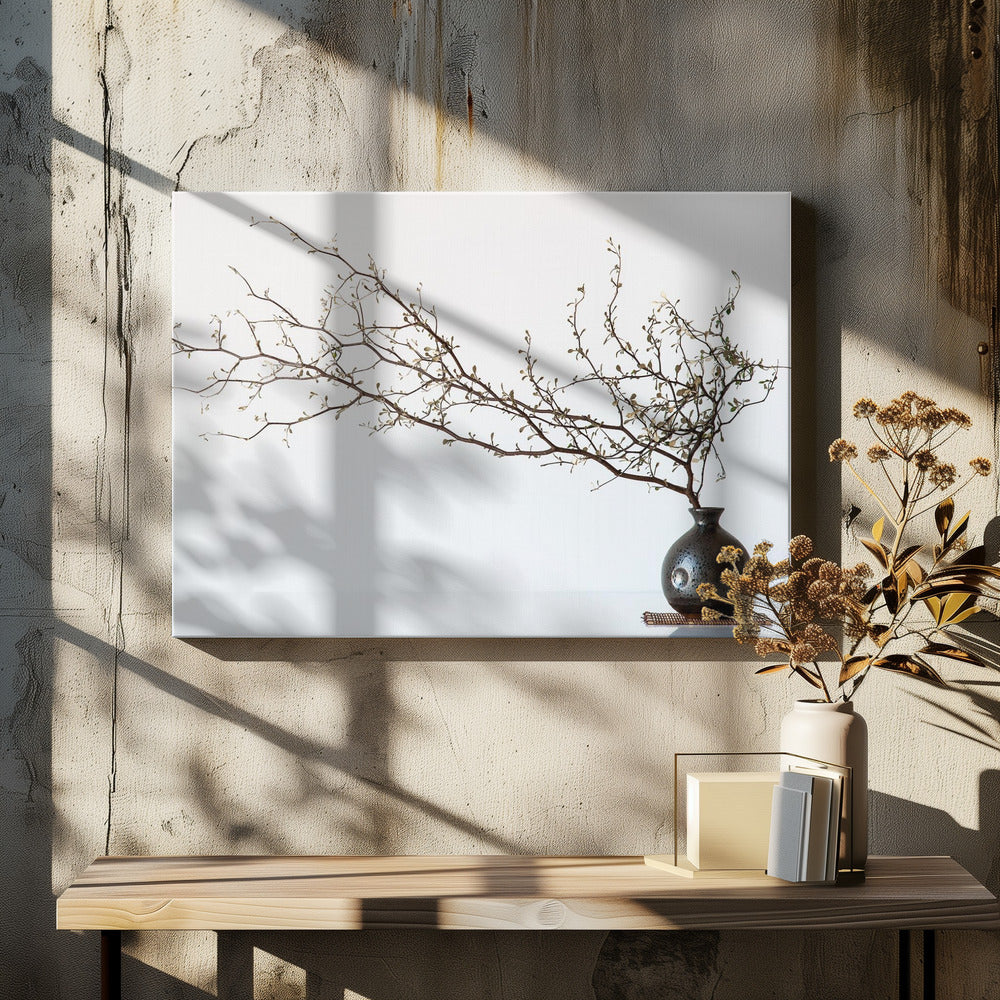 Vase And Branch | Canvas
