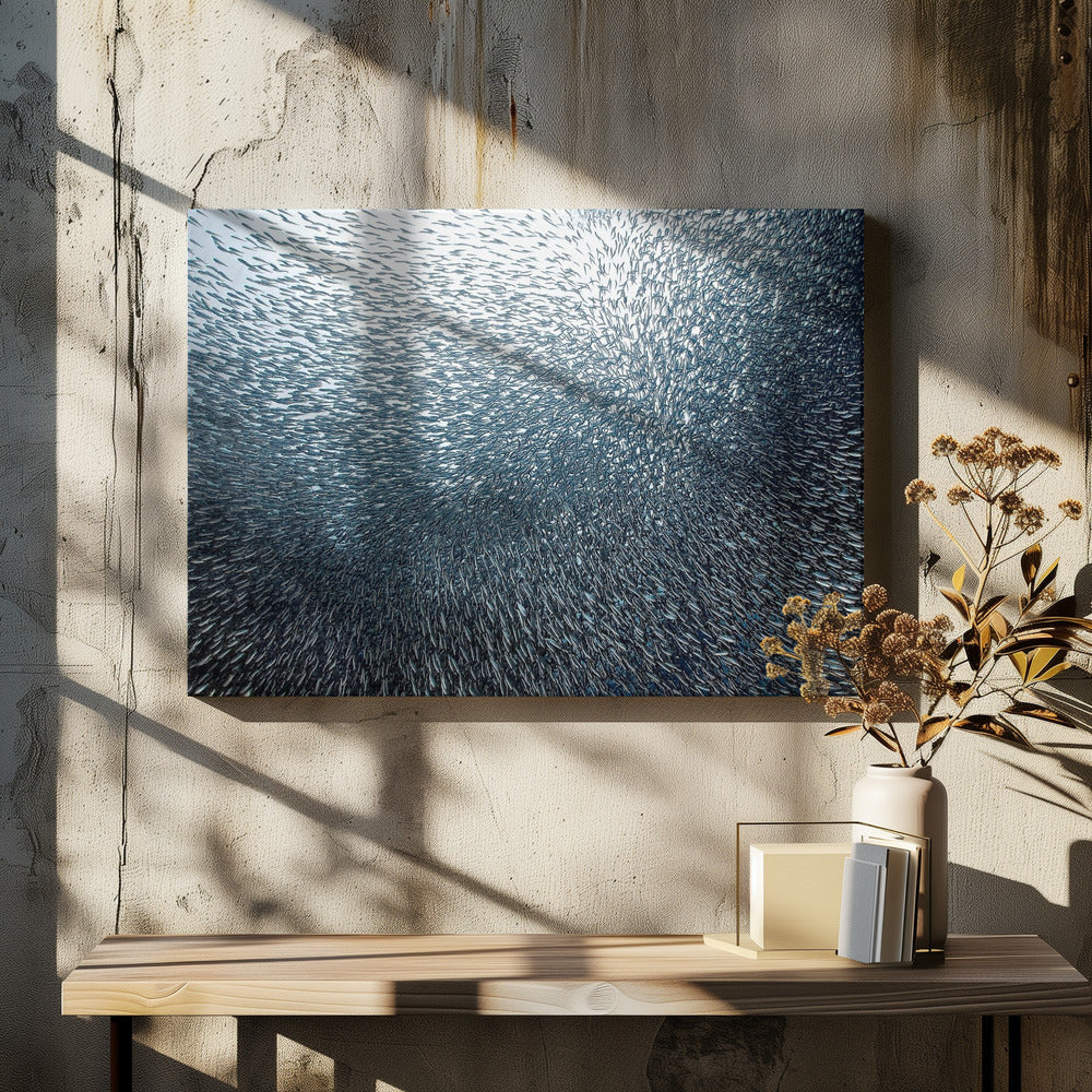 Sardines Firework | Canvas