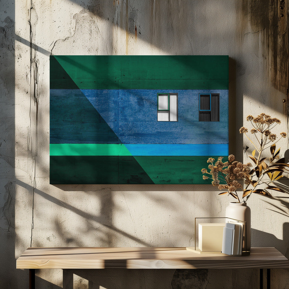 Blinds in black & white. | Canvas