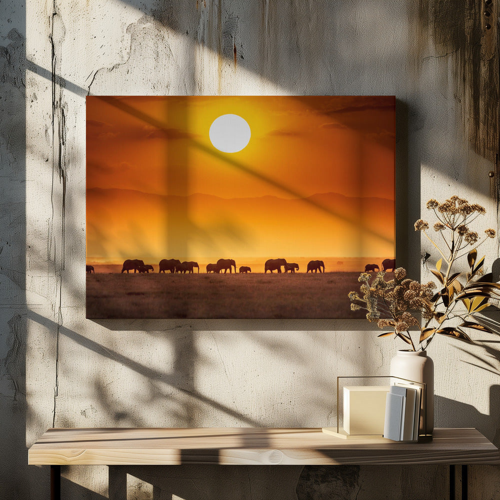 Sunrise parade | Canvas