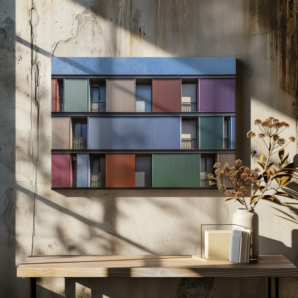 Coloured wall | Canvas