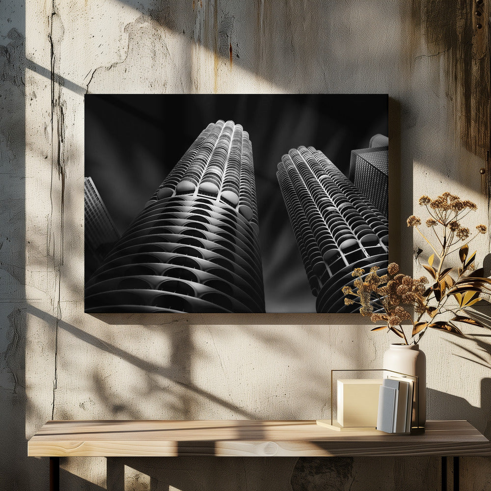Marina City (Corn Cob) | Canvas