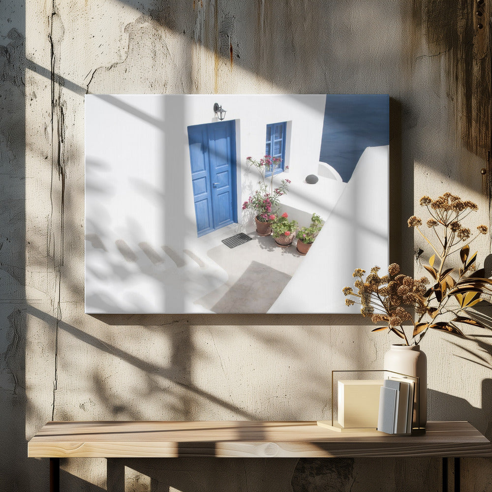 steps down to blue | Canvas