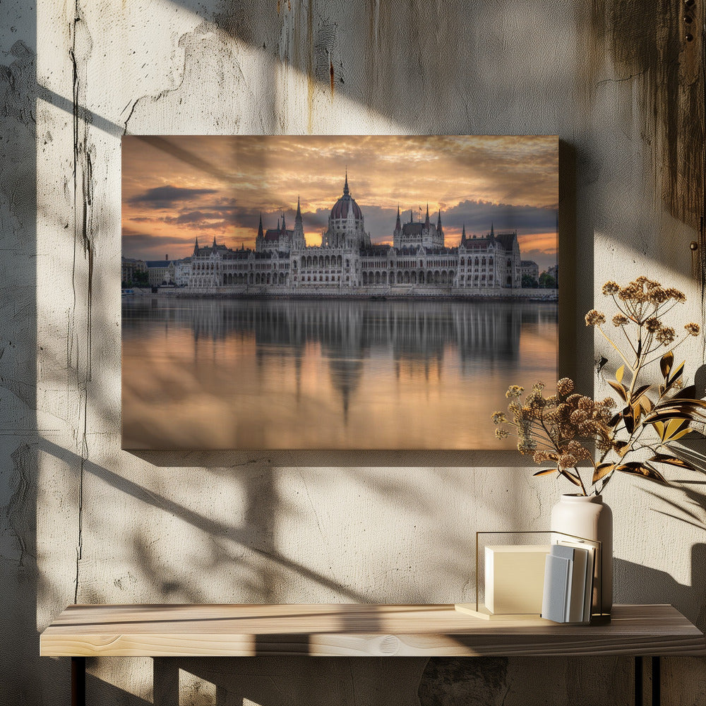 Sunrise in Budapest | Canvas