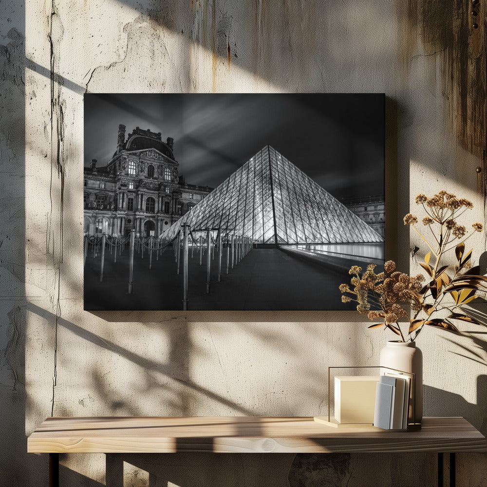 Louvre at Night | Canvas