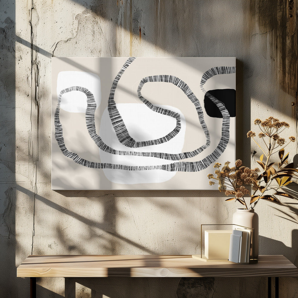 Bold Lines And Geometric Forms | Canvas