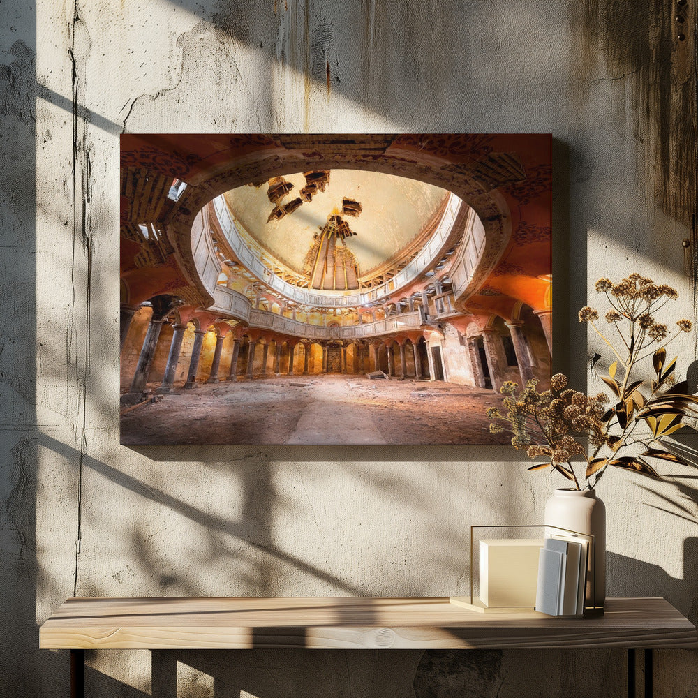 Round Chapel in Decay | Canvas