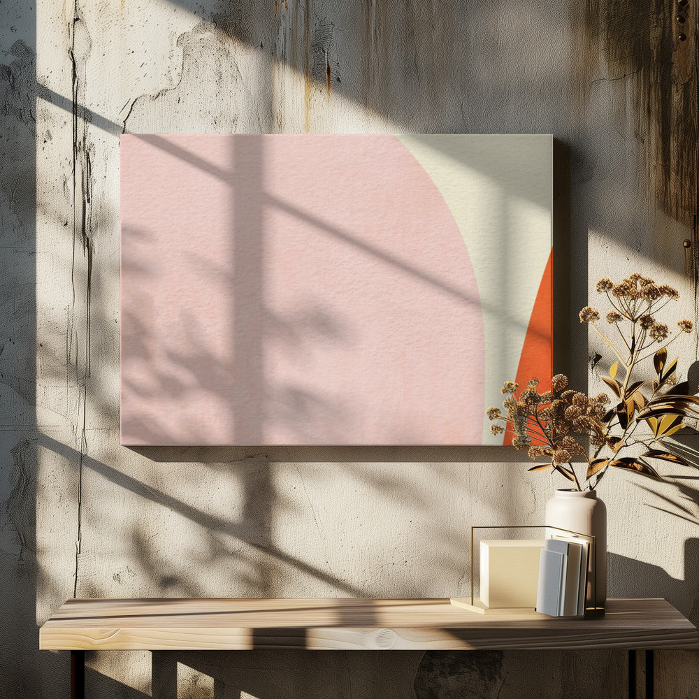 Warm Pastel Geometry | Canvas