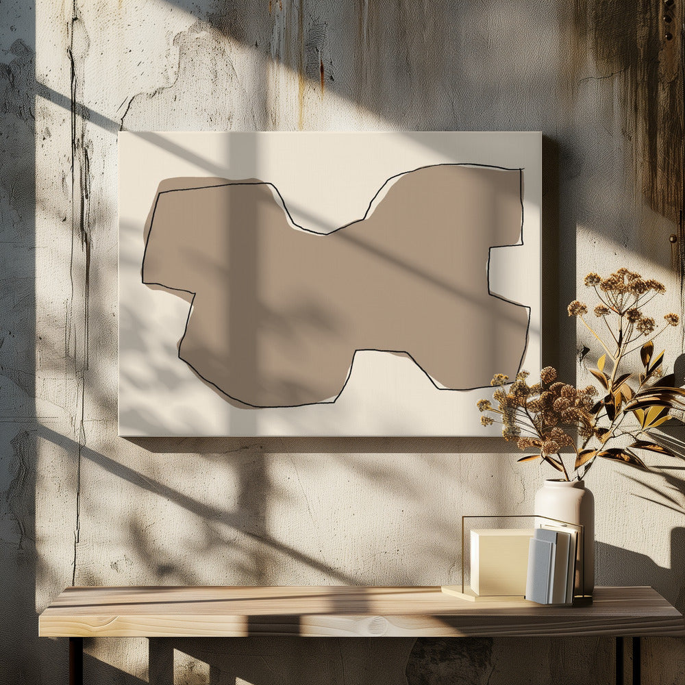 Abstract Sandscape | Canvas