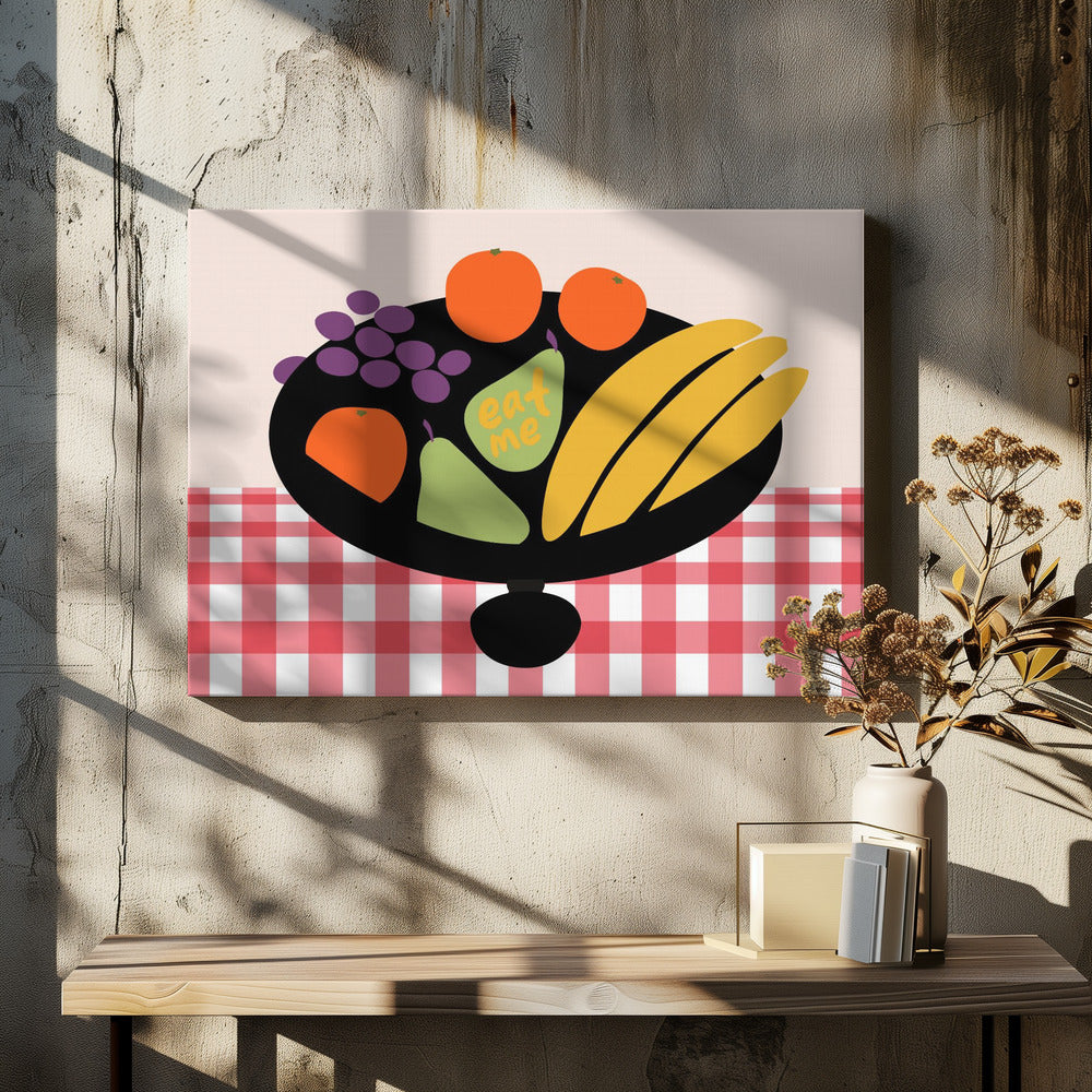 The fruit bowl (eat me) | Canvas