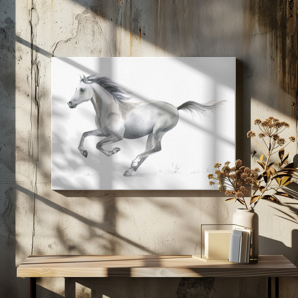 Dynamic Grace of A Galloping Horse | Canvas