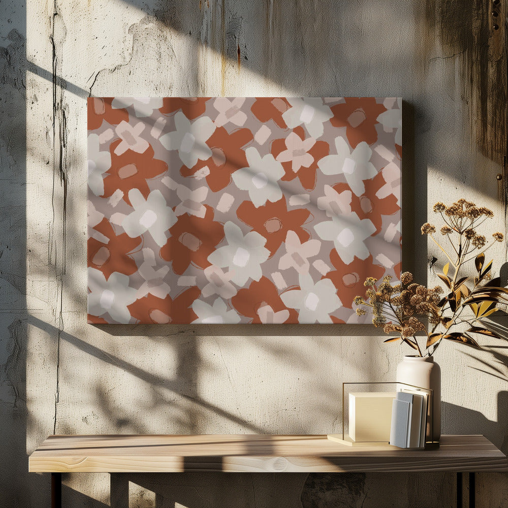 Floral Harmony Burst | Canvas