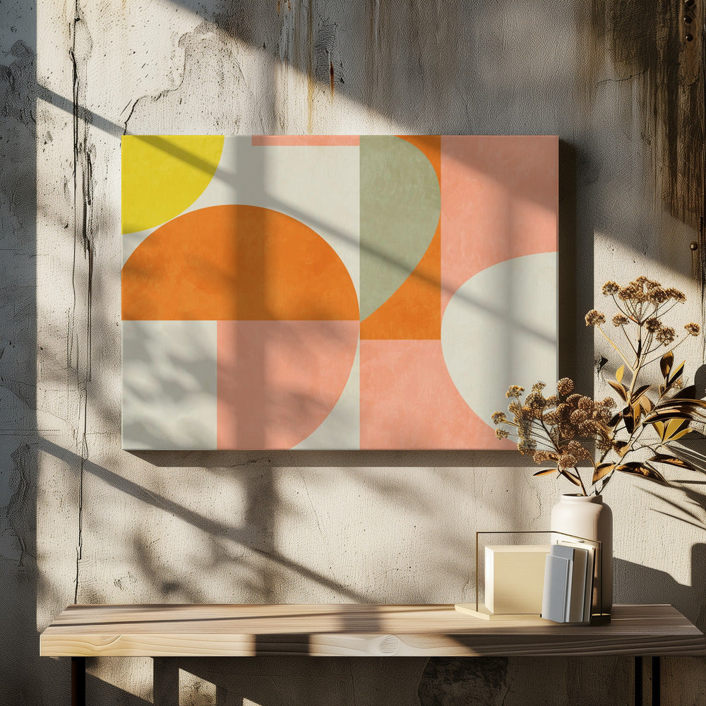 Summer Circles22 3 V | Canvas