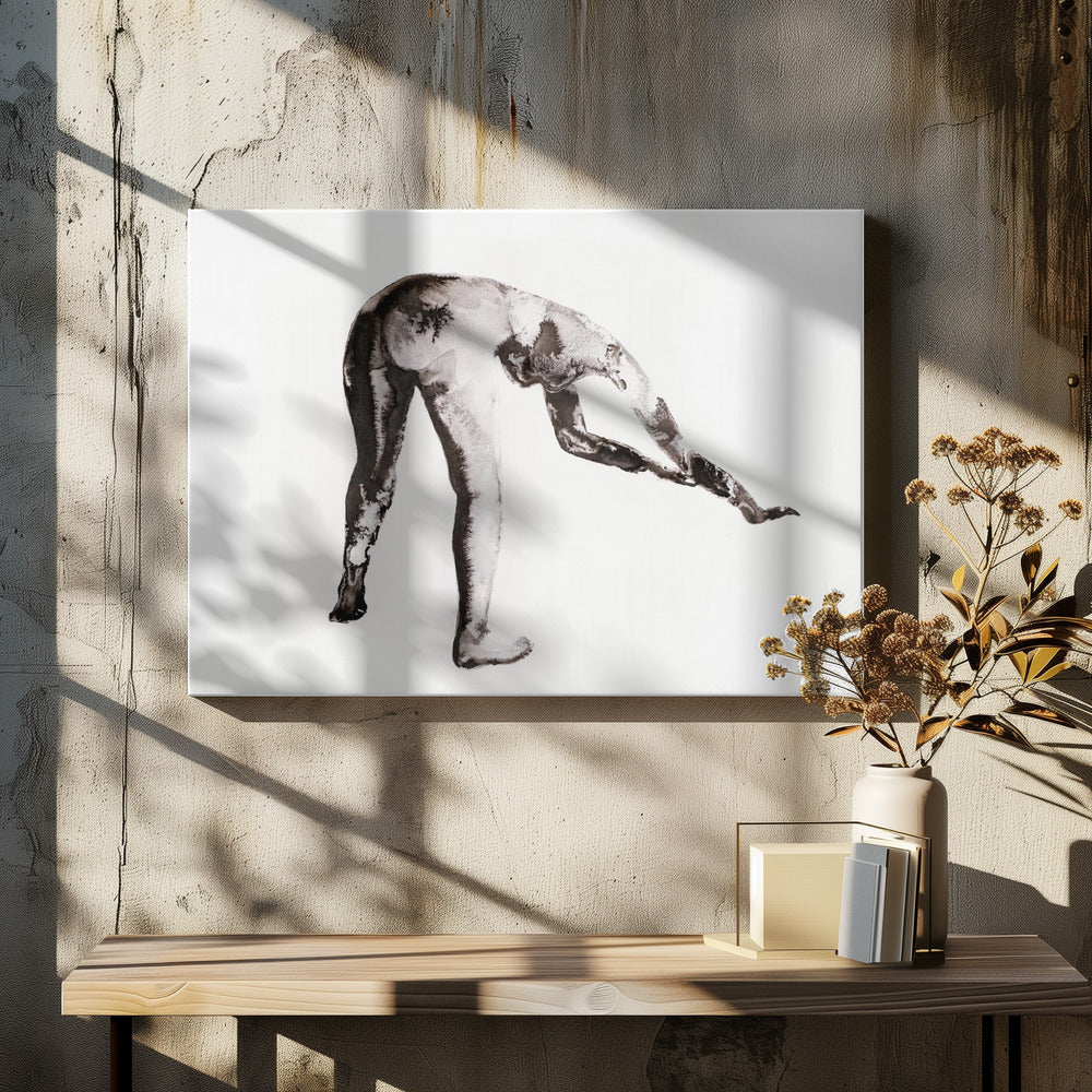 Ink Study No. 4 (gebückt) | Canvas