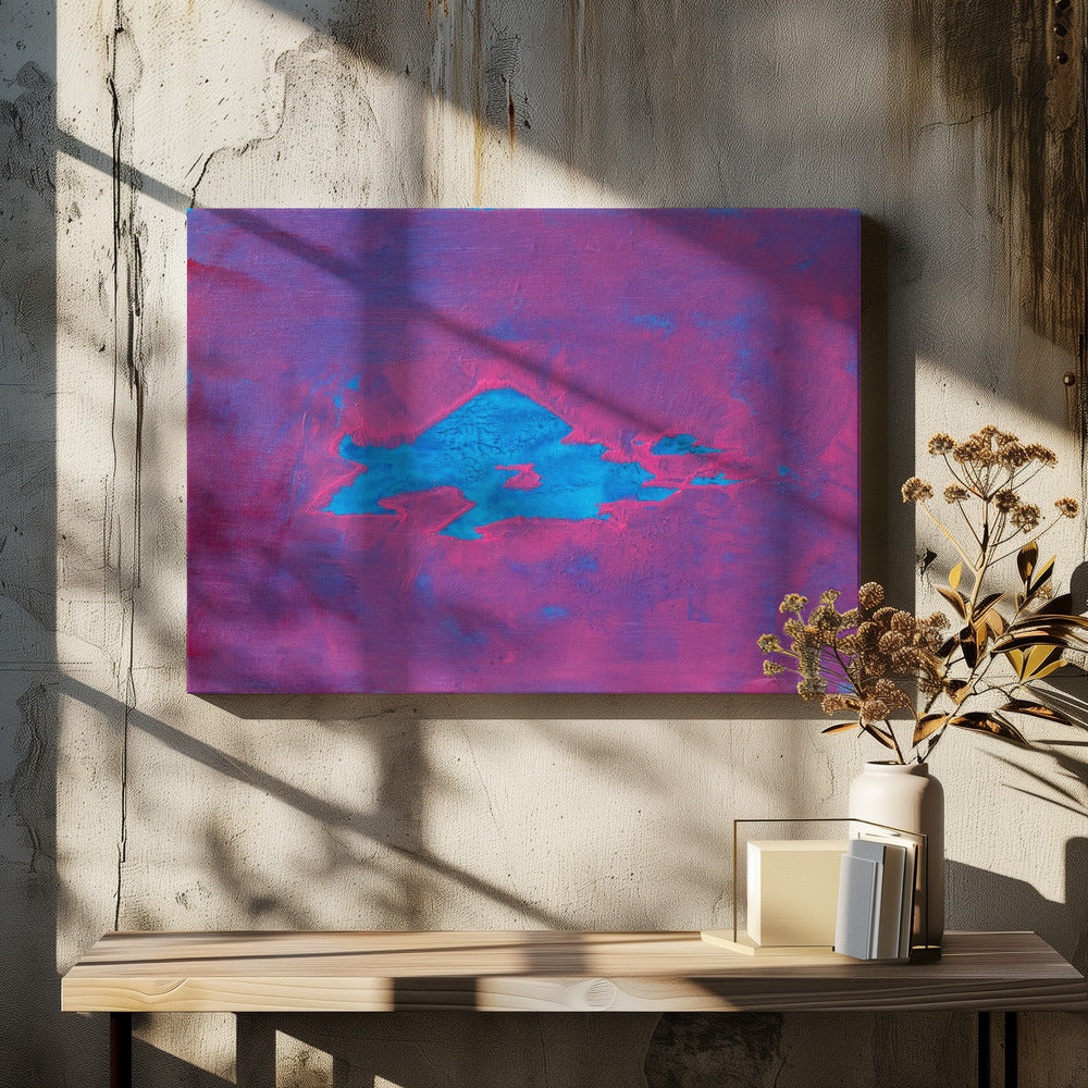 Uap Cyan, Magenta Sky | Canvas