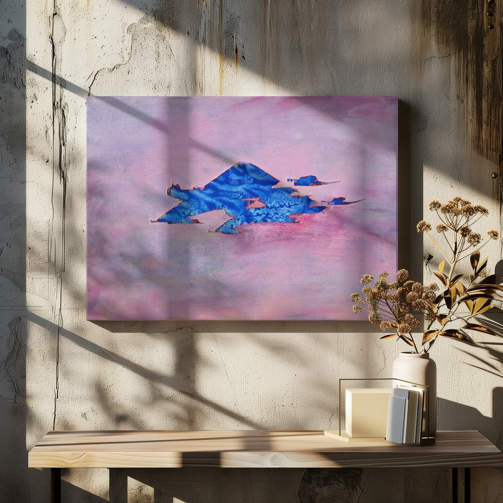 UAP, Blue, Pink Sky | Canvas