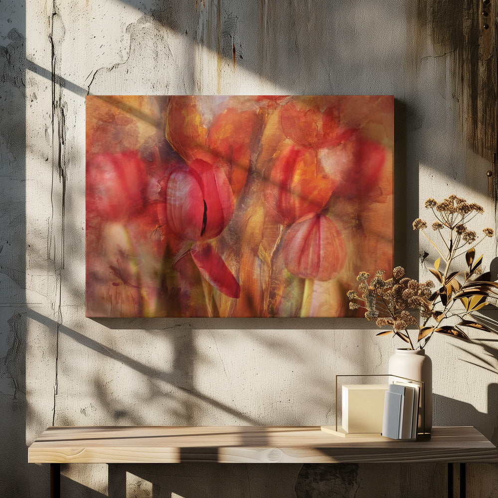 Painterly Tulips | Canvas