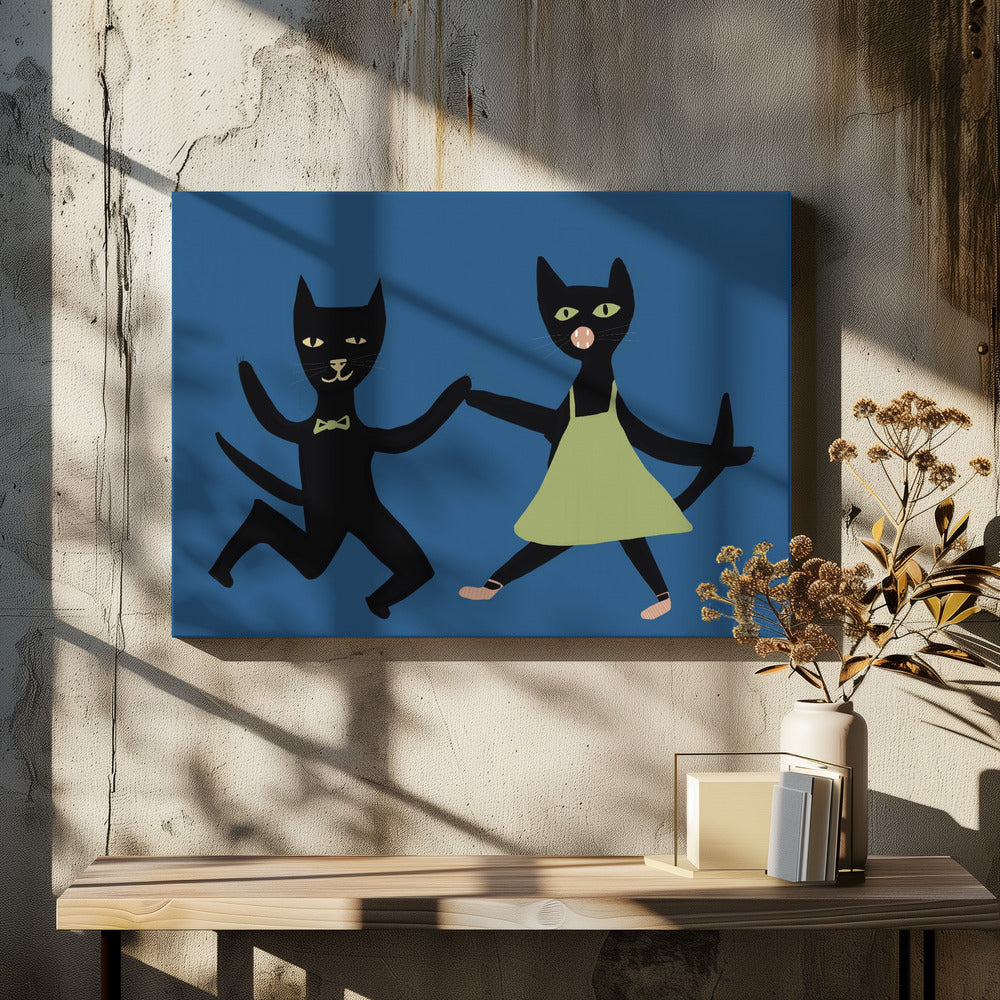 Dancing cats | Canvas