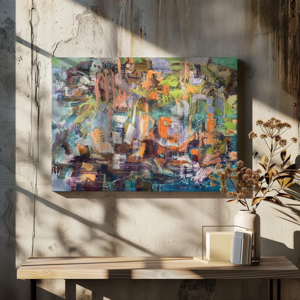 Vibrant Cityscape | Canvas