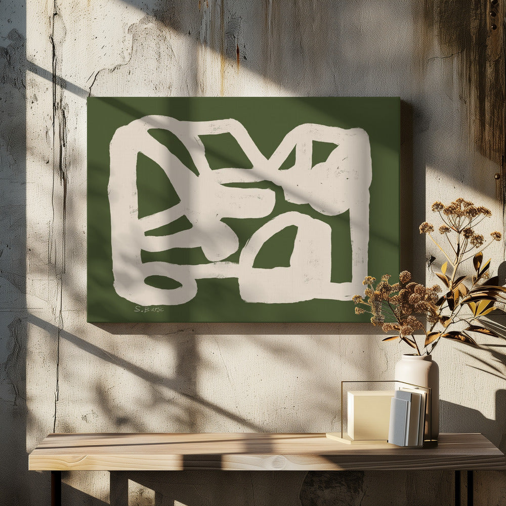 ABSTRACT Green | Canvas