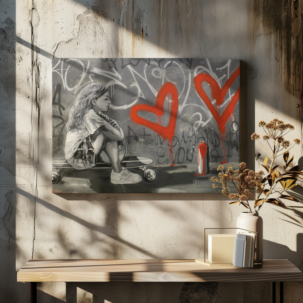 Skater's Dreamscape - You are enough | Canvas