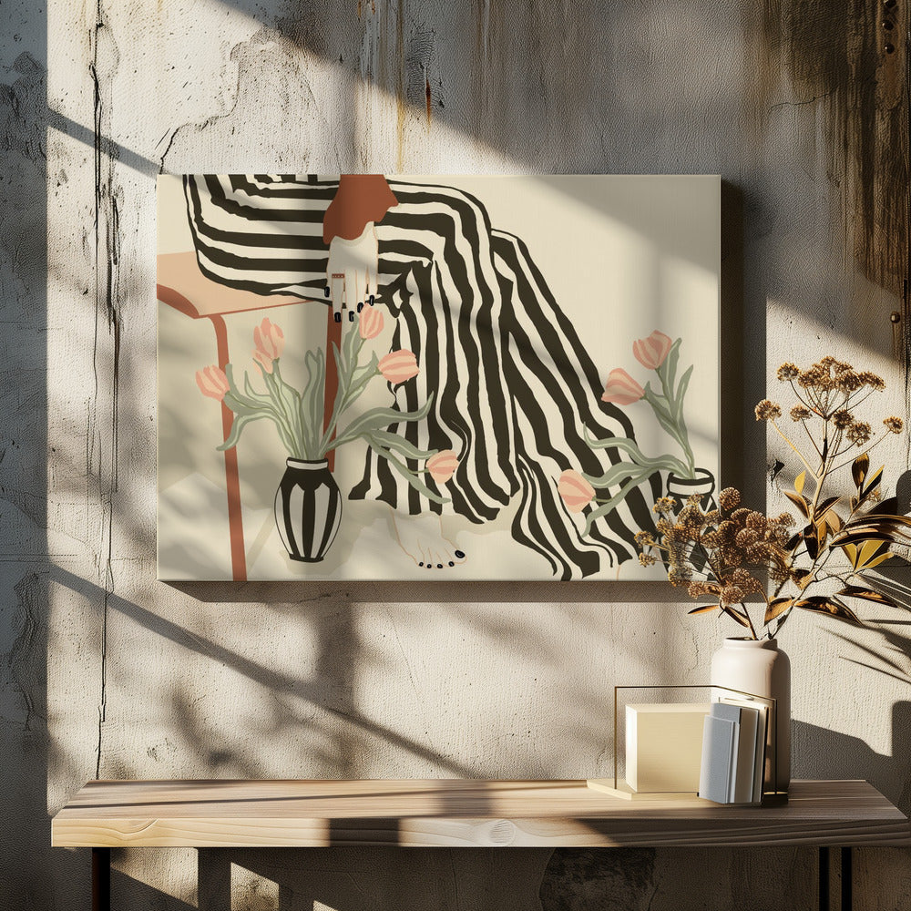 Tulips By My Feet | Canvas