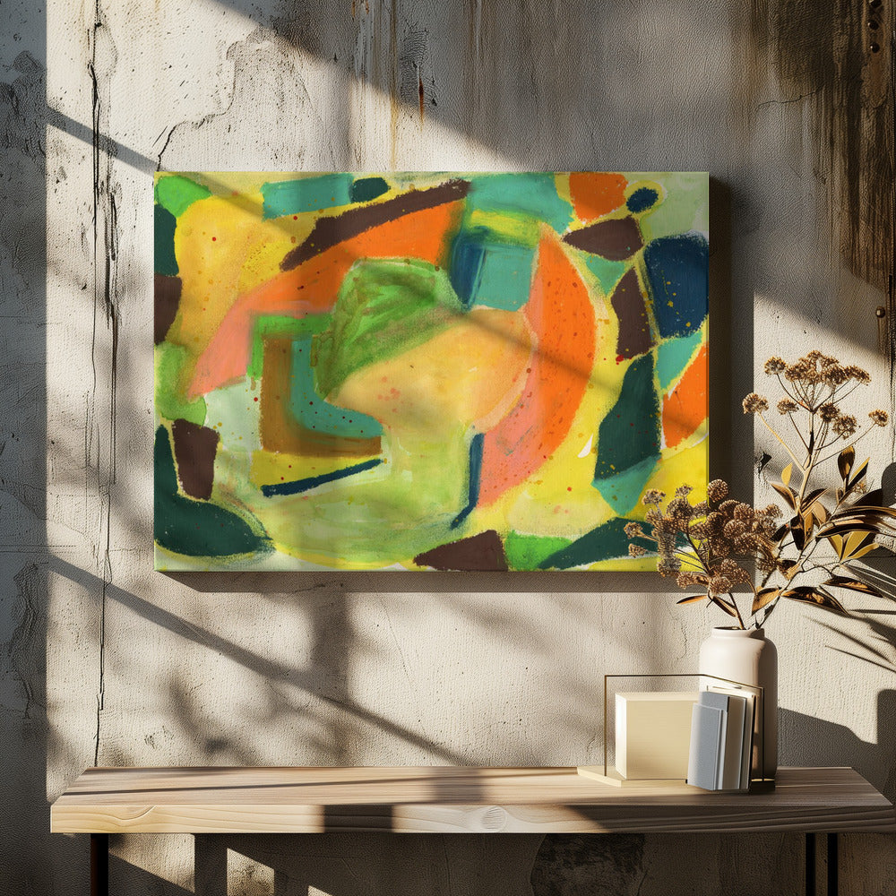 Watercolour & pastel Abstract | Canvas