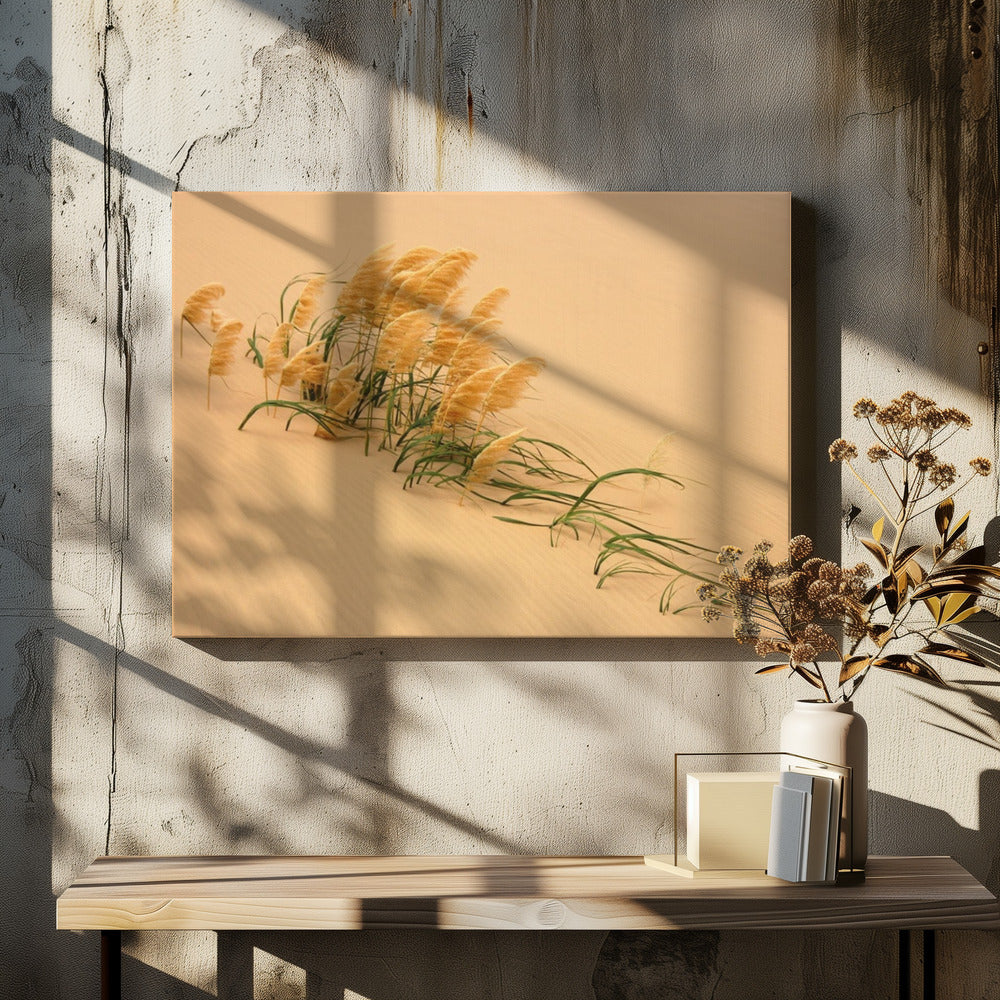 Pampas Grass in Sand Dune | Canvas