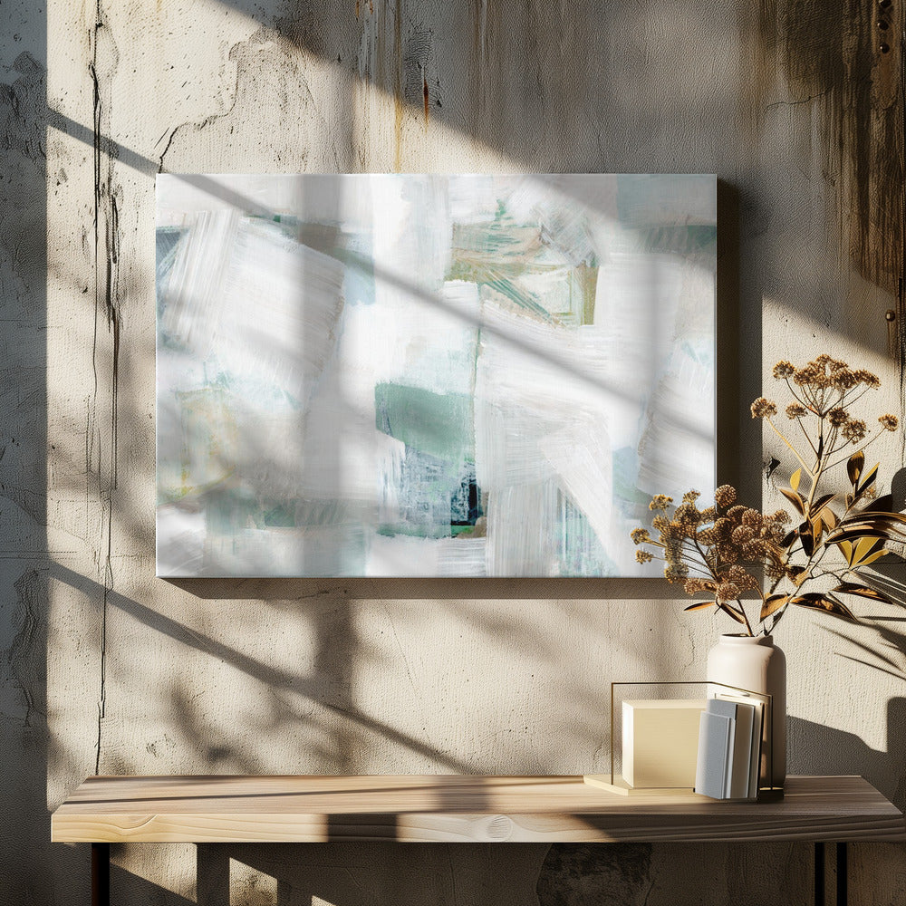 Whispers of White and Blue | Canvas